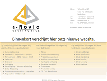 Tablet Screenshot of e-novia.nl